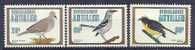 Antillas Holandesas Netherlands Antilles 1980 Birds Oiseaux  Aves Dove Mockinbird Bananaquit MNH - Columbiformes