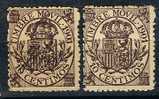 Sellos Fiscal Postal  1901. VARIEDAD Numeros Invertidos º/** - Postage-Revenue Stamps