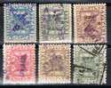 Lote 6 Sellos Telegrafos. 1940-55. Leyendas Legibles º - Telegrafen