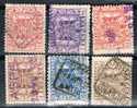 Lote 6 Sellos Telegrafos. 1940-55. Leyendas Legibles º - Telegrafi