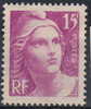 France : N° 727 X - 1945-54 Marianne (Gandon)