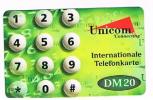 GERMANIA (GERMANY) - UNICOM    (REMOTE) -  DM 20     -  USED - RIF. 5920 - [2] Móviles Tarjetas Prepagadas & Recargos