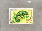 Réunion : Timbre De 1971  De France : Caméléon (protection De La Nature) - Oblitérés