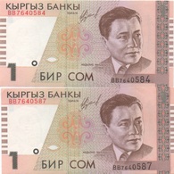 Kyrgyzstan Kirghizie : 1 Som (1 Com) 1994 - Kirghizistan