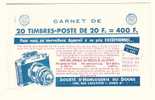 Couverture De Carnet VIDE - SHD / SHD / ELCO - Série 9.57 - 1955-1961 Marianne (Muller)