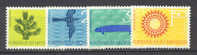 Liechtenstein   408/411  * *    TB  Protection De La Nature     Cote 2.5  Euro - Unused Stamps