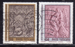 CITTÀ DEL VATICANO VATICAN VATIKAN 1982 NATALE CHRISTMAS NOEL WEIHNACHTEN NAVIDAD SERIE COMPLETA SET USATA USED OBLITERE - Used Stamps