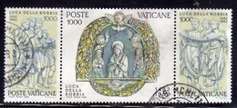 CITTÀ DEL VATICANO VATICAN VATIKAN 1982 SCULTORE LUCA DELLA ROBBIA SCULPTOR SERIE COMPLETA COMPLETE SET USATA USED OBLIT - Used Stamps