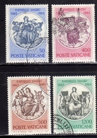CITTÀ DEL VATICANO VATIKAN VATICAN 1983 RAFFAELLO SANZIO SERIE COMPLETA COMPLETE SET USATA USED OBLITERE' - Used Stamps