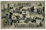 95 - VILLIERS LE BEL. CARTE SOUVENIR. - Villiers Le Bel