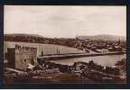 RB 640 - Early Real Photo Postcard Peel Castle & City Isle Of Man - Insel Man