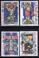 CITTÀ DEL VATICANO VATICAN VATIKAN 1983 ANNO SANTO HOLY YEAR SERIE COMPLETA COMPLETE SET USATA USED OBLITERE' - Used Stamps