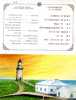 Folder Taiwan 1992 2nd Print Lighthouse Stamps 4-3 Relic - Ungebraucht