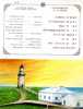 Folder Taiwan 1992 2nd Print Lighthouse Stamps 4-3 Relic - Neufs