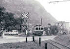 Chemin De Fer, Train Passage à Niveau Près Biasca 1973, Bus VW, Photo Todt BVA 210.4 BA - Biasca