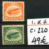 USA  Air Mail 1 Et 2*  Cote 220 Euros  Centrage Très Correct - Unused Stamps