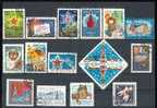 RUSSIA / RUSSIE - 1975 - 1990 - Petit Collection "Nouvel An " 15 Tim. - Obl. - New Year