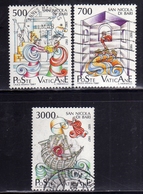 CITTÀ DEL VATICANO VATICAN VATIKAN 1987 TRASLAZIONE RELIQUIE S.SAN NICOLA DA MYRA A BARI SERIE COMPLETA SET USATA - Gebraucht