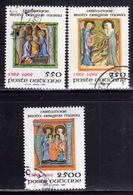 CITTÀ DEL VATICANO VATICAN VATIKAN 1989 FESTA DELLA VISITAZIONE VISITATION FEAST SERIE COMPLETA SET USATA USED OBLITERE' - Used Stamps