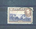 CEYLON -  1938 George V1 1r FU - Ceylon (...-1947)