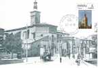 SPAIN. MAXICARD SAN MIGUEL CHURCH. ZARAGOZA. CUSTOM STAMP "TU SELLO" - Maximum Cards