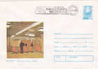 One Year After The Inauguration Of The Subway 1980 Obliteration Concordante On Cover Stationery Ro - Tram