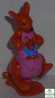 Roo From Winnie The Pooh Figure Kangorou Disney 83mm / Figurine Kangourou - Disney