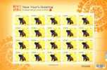 2010 Chinese New Year Zodiac Stamps Sheets- Rabbit Hare Calligraphy 2011 - Año Nuevo Chino