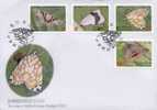 FDC Taiwan 2003 Moth Stamps Fauna Insect - FDC