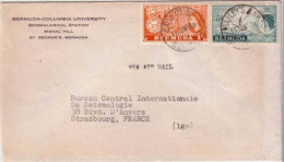 BERMUDA - 1954 - LETTRE De BAILEY'S BAY Pour STRASBOURG (ALSACE) - - Bermudas