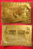 Gold Foil Taiwan 2010 Chinese New Year Zodiac Stamp -Tiger (Taipei) Unusual - Ongebruikt