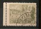 1919 FIUME USATO ALLEGORIE E VEDUTE 10 COR - RR7540-4 - Fiume