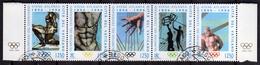 CITTÀ DEL VATICANO VATICAN VATIKAN 1996 GIOCHI OLIMPICI OLYMPIC GAMES ATLANTA SERIE COMPLETA COMPLETE SET USATA USED OBL - Used Stamps