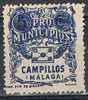 Pro Municipios CAMPILLOS (Malaga) 5 Cts, Guerra Civil * - Spanish Civil War Labels