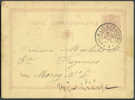 Cachet DOUBLECERCLE  Sur Entier Postal Lion Couché - DOLHAIN-LIMBOURG 1873 - NIPA 350 X 3 -- 6223 - Briefkaarten 1871-1909