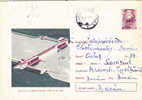 Electricity, Hydropower.Baraje "Portile De Fier" 1965,entier Postal Cover Stationery Sent To Mail Romania. - Elektrizität