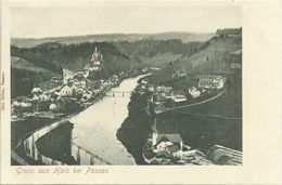 AK Passau OT Hals Ortsansicht & Ruine ~1900 #17 - Passau