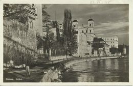 AK Passau Innkai Gymnasium Kirche Turm 1930 #27 - Passau