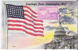 Etats Unis USA ( CM ) Yt 544 , Obl : WASHINGTON 1951  ,  ( Maximum Card ) - Maximumkaarten