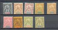 MADA 389 - YT 28-29-30*-34*(rousseurs)- 36*(gomme Sèche)-38*-39(sur Papier Gauffré)-40*(roussuer)-41 * - Unused Stamps