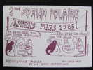 4-212 CPM Illustrateur Filipandré 1985 Forum Polaire Amiens Flamme Manchot Centre De Tri TAAF Antarctic - Pingouins & Manchots