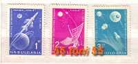 Bulgaria / Bulgarie  1963  Space -  Russia Rocket To The Moon  3v.-MNH - Europe