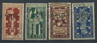 1949 - SASSONE N. 35/38 COMPLETE SET USED - Afgestempeld