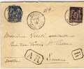 P-  Carta, Certificada,  PORNIC 1900 , AR Francia) , Cover, Letter - Lettres & Documents