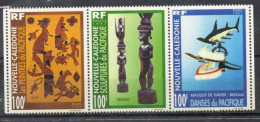 NOUVELLE-CALEDONIE  : Les Arts Du Pacifique : Sculptures "Doka", Masque De Danse "Beizam", Peiture (animaux,têtes, Etc) - Unused Stamps