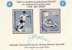 ALLEMAGNE  Projet Non Retenu  Carnet * *    Football  Fussball Soccer  - Water Polo - Nuovi