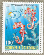 NOUVELLE-CALEDONIE  : 5ème Conférence Sur Les Poissons De L'Indo-Pacifique à Nouméa : Logo, Hippocampus Bargibanti - Unused Stamps