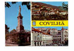 Portugal Cor 08894 – COVILHÃ - Nª Sª CONCEIÇÃO VISTA GERAL PELOURINHO PRAÇA DO MUNICIPIO - Castelo Branco