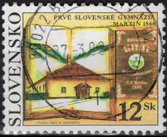 SLOVAQUIE Poste 364 (o) LYCEE Slovaque MARTIN 1866 - Used Stamps