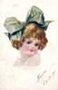 CPA BELLE Carte Postale FANTAISIE ILLUSTRATION Spurgin Enfant Fille NOEUD - Spurgin, Fred